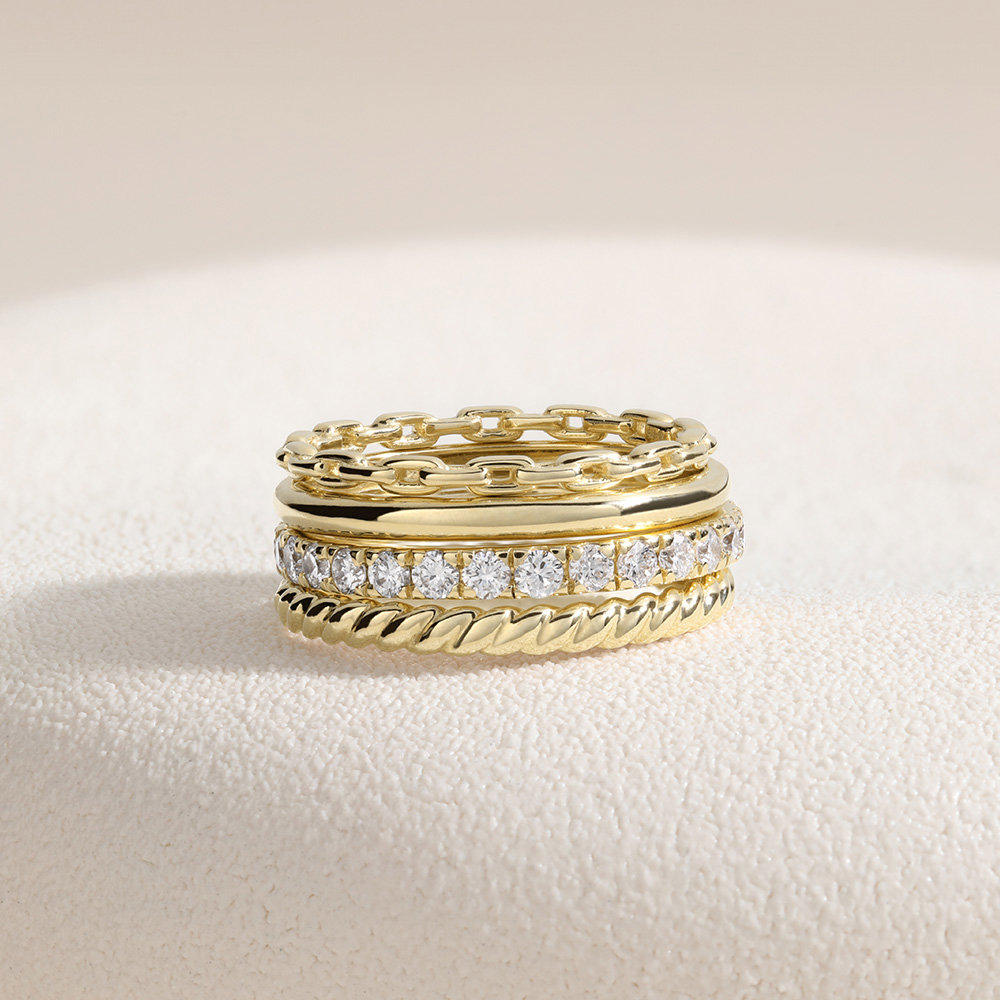 Stack of rings from gorjana