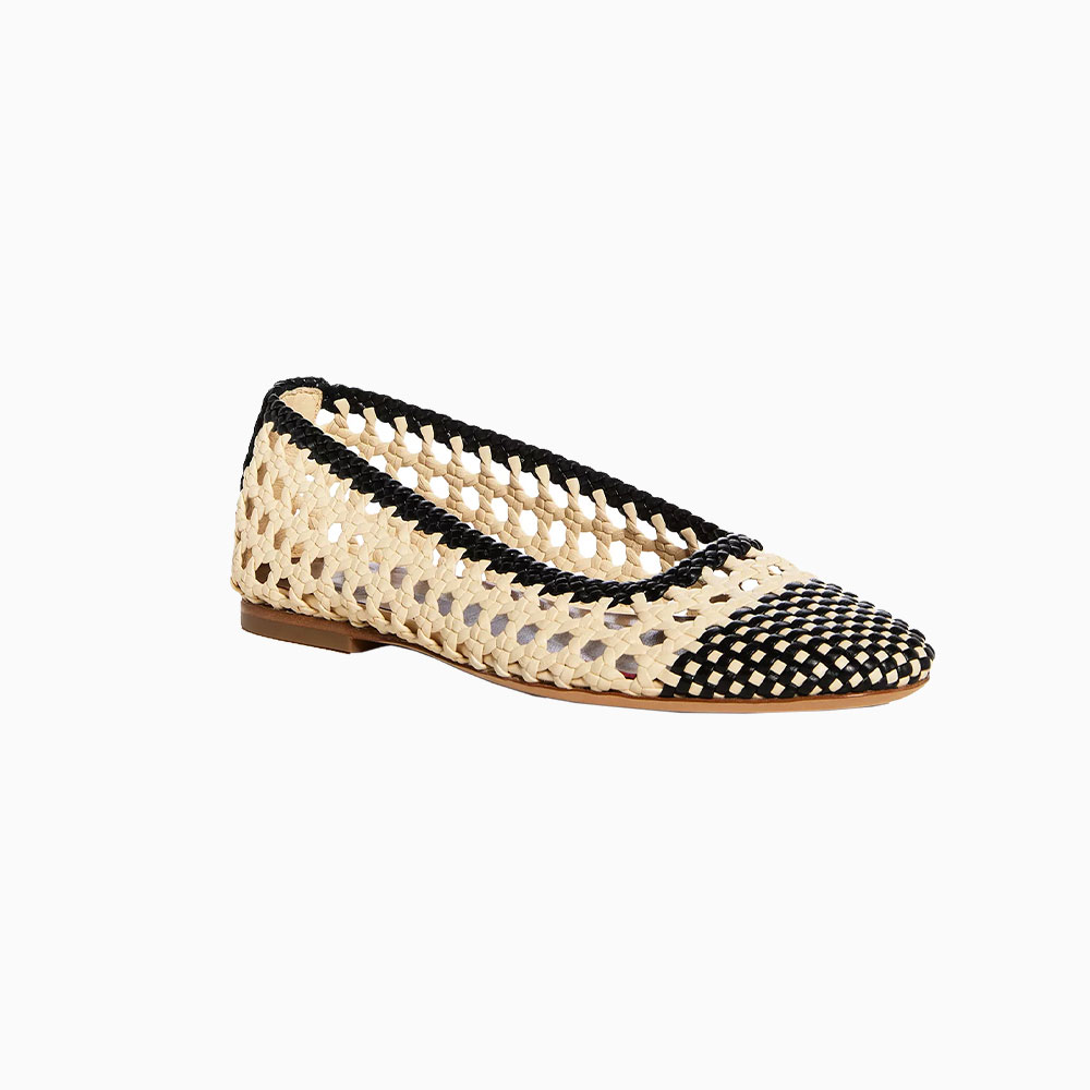 Nell Crochet Ballet Flats from Staud at Bloomingdale's
