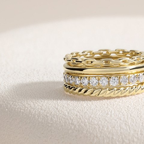 Stack of rings from gorjana