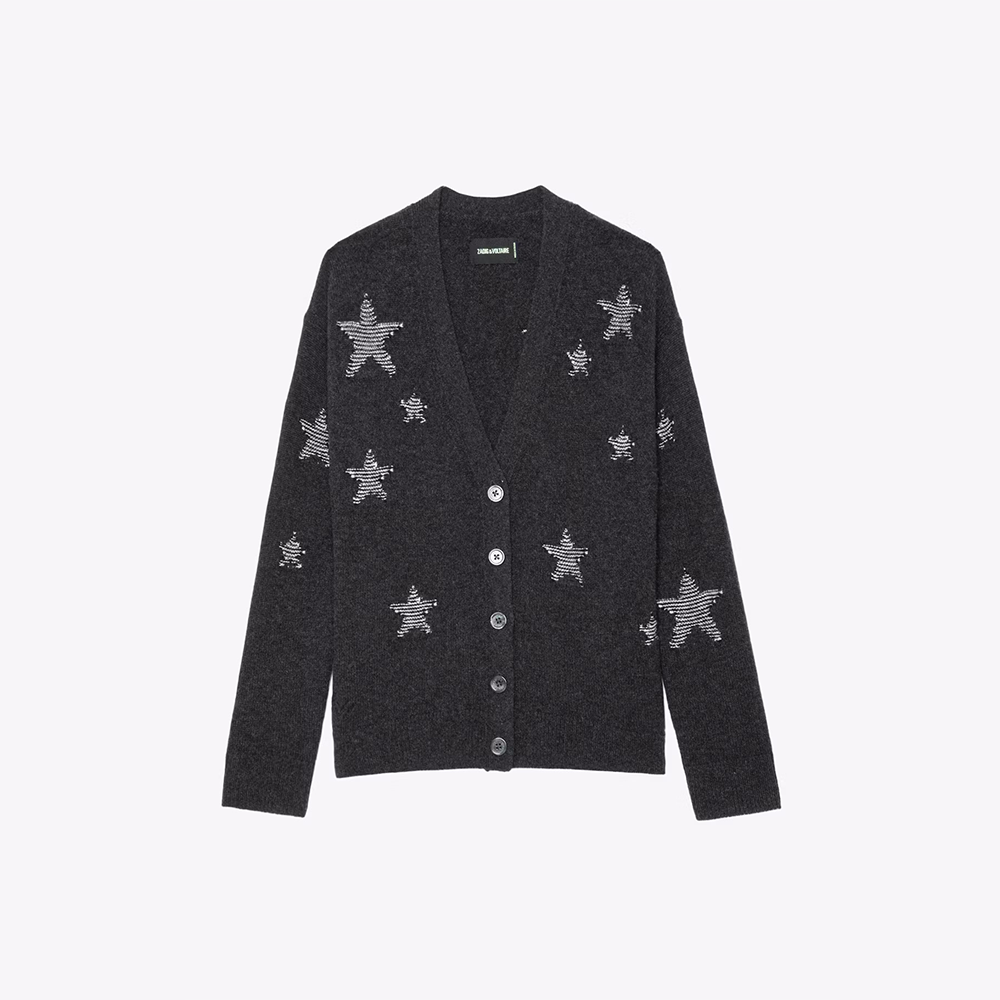 Mirka Stars Cashmere Cardigan from Zadig & Voltaire