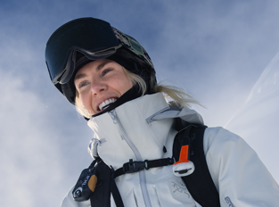 Woman in Arcteryx Clothes