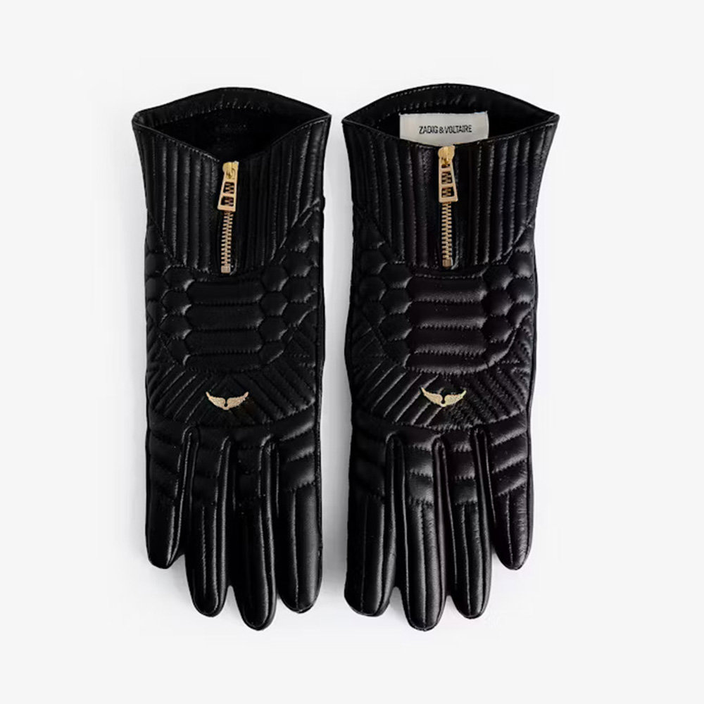 Pair of black gloves from Zadig & Voltaire