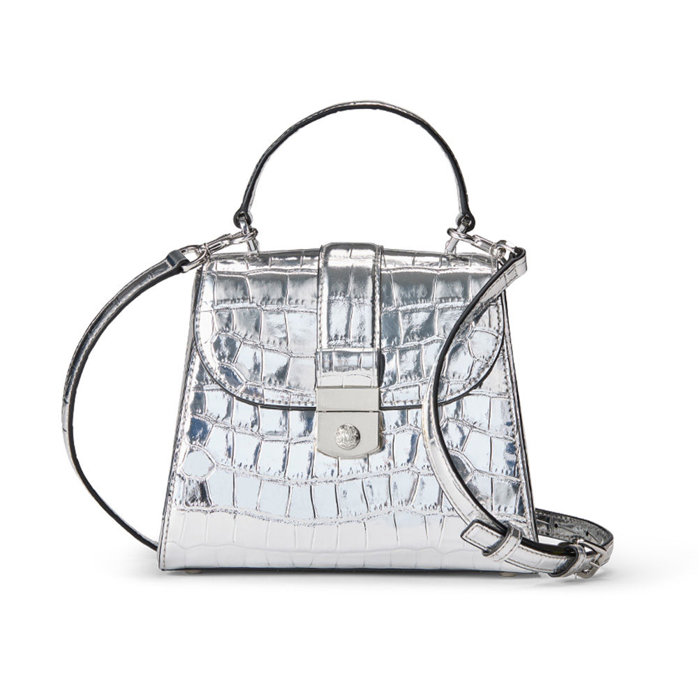 Silver purse from Veronica Beard